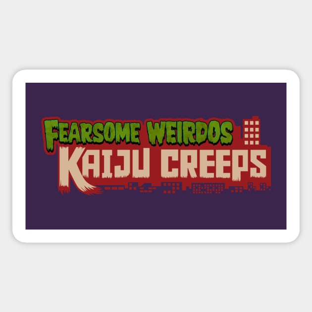 Kaiju Creeps Sticker by zerostreet